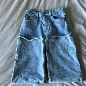 Abercrombie 90s relaxed jeans, straight, high rise, size 25/0